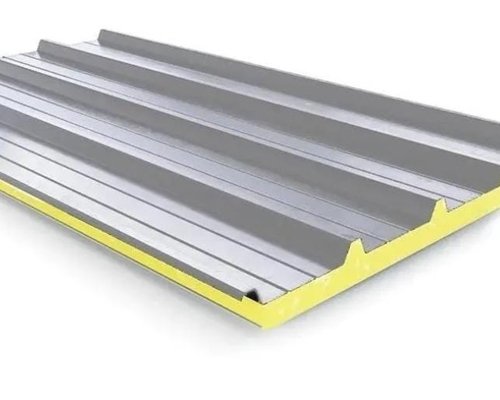 Panel de techo aislante revestido con poliuretano y tergopol Panel de techo aislante revestido con poliuretano y tergopol