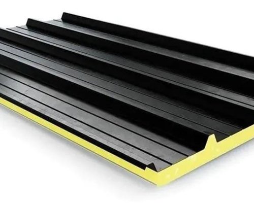 Panel de techo aislante revestido con poliuretano y tergopol Panel de techo aislante revestido con poliuretano y tergopol