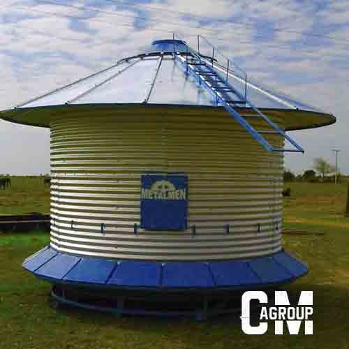 Silo de autoconsumo de 12 toneladas alero común