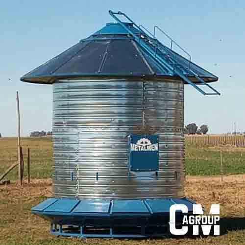 Silo de autoconsumo de 7 toneladas alero común