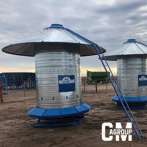 Silo de autoconsumo de 7 toneladas alero grande