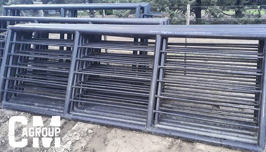 Tranquera de caño petrolero